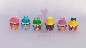 Cupcakes princesas by Gabby