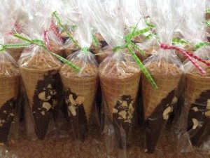 Cones de paçoca by Gabby